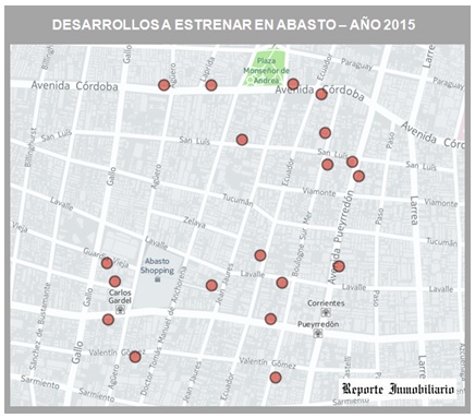 Plano de departamentos a estrenar en abasto