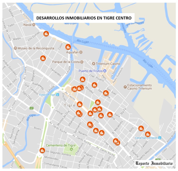 Plano de obras en Tigre