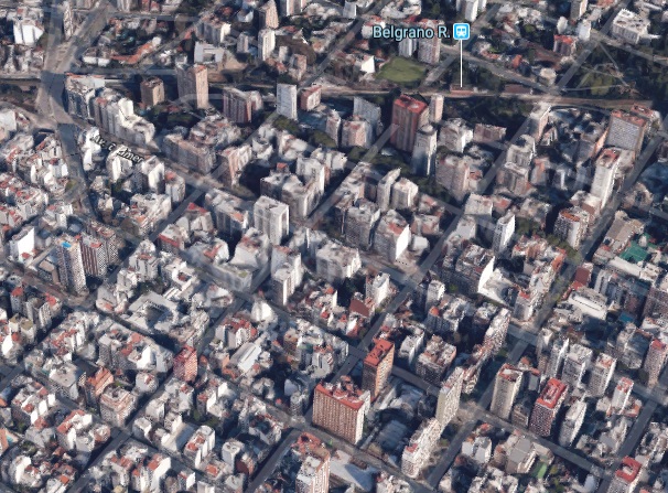 obras desde el pozo en Belgrano