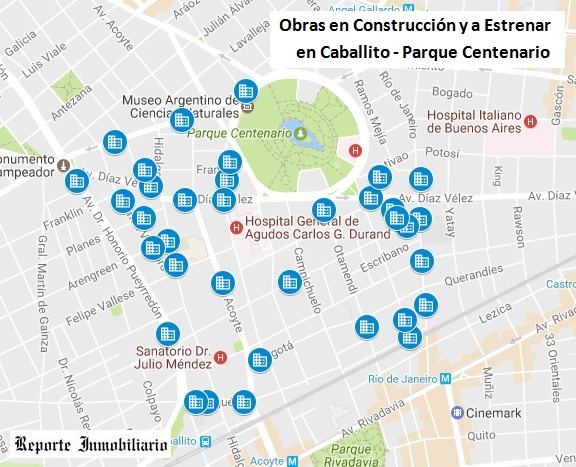 Departamentos a estrenar en Parque Centenario