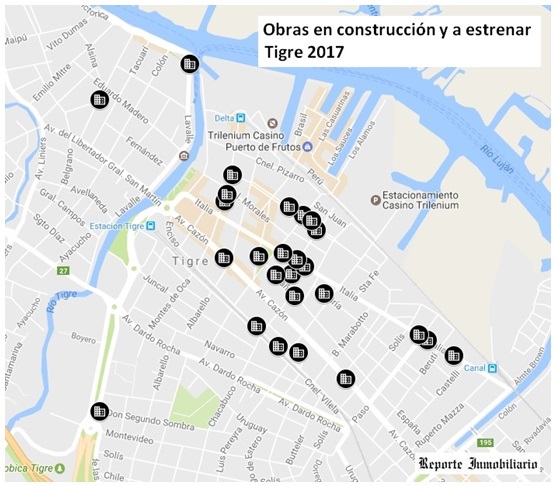 Plano de obras en Tigre