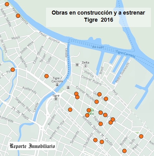 Plano de obras en Tigre