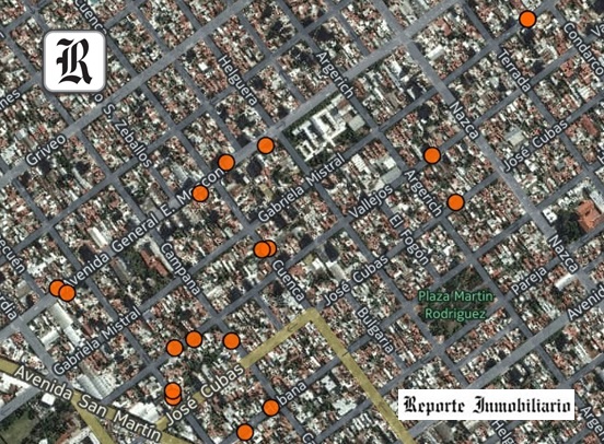 Departamentos desde el pozo en Villa Pueyrredon