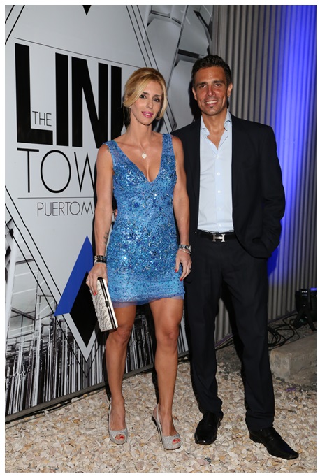 Milagros Brito, y Rodrigo Fernández Pietro en la presentación del nuevo show room