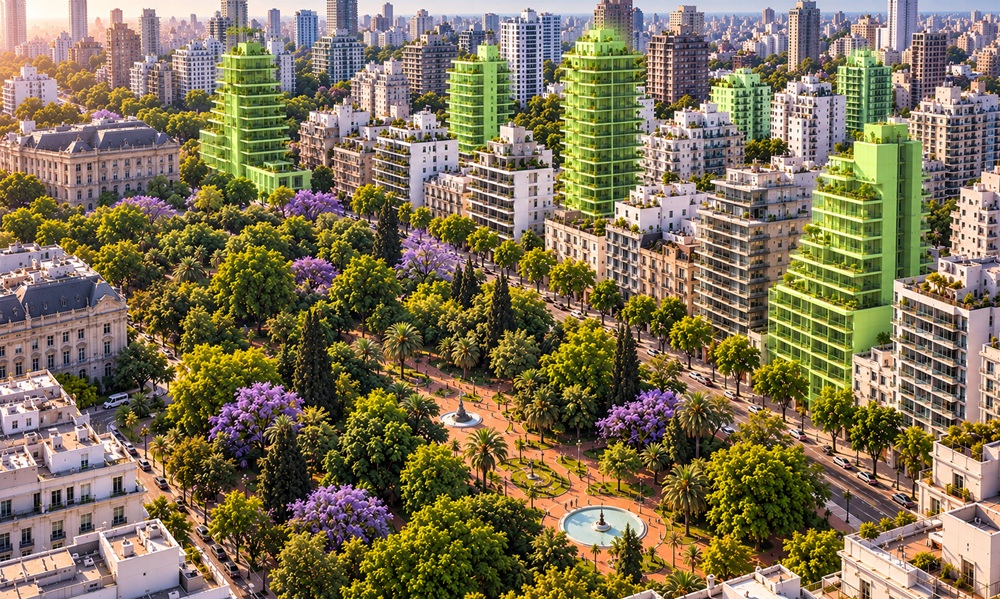 Récord de obras rodean Paseo Alcorta