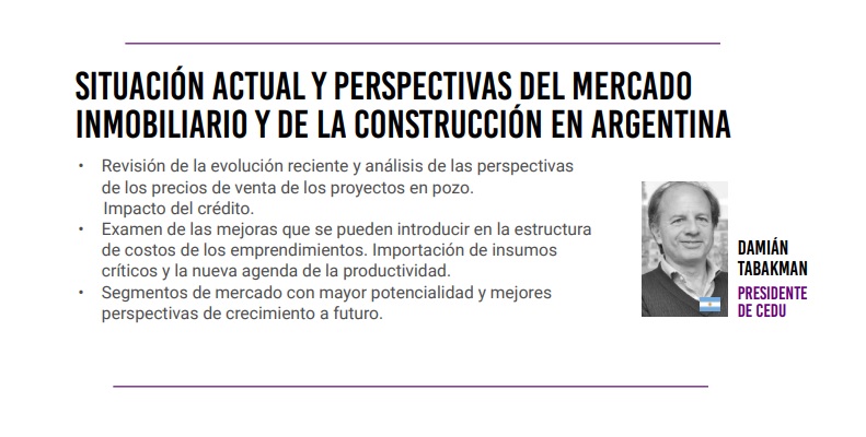 Expo Real Estate. Panel Damián Tabakman