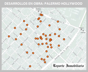 valor m2 departamentos a estrenar en Palermo Hollywood