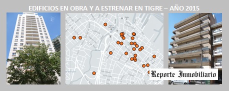 Plano de departamentos a estrenar en Tigre