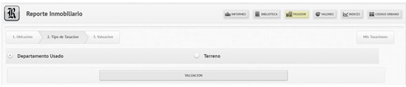 Tasaciones de departamentos on line